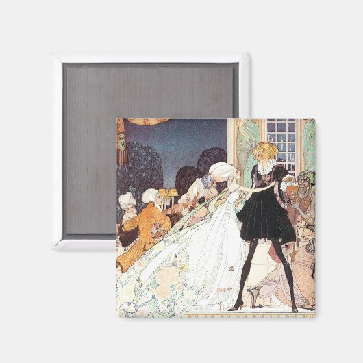 ヴィンテージ12の踊りプリンセスバイカイニールセン マグネット (正面/裏面)