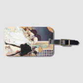 ヴィンテージ12の踊りプリンセスバイカイニールセン ラゲッジタグ (正面横)