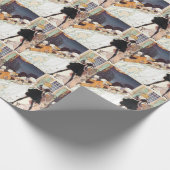 ヴィンテージ12の踊りプリンセスバイカイニールセン ラッピングペーパー (角)