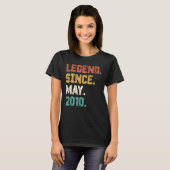 ヴィンテージ12歳の伝説2010年5月12日 Tシャツ (正面フル)