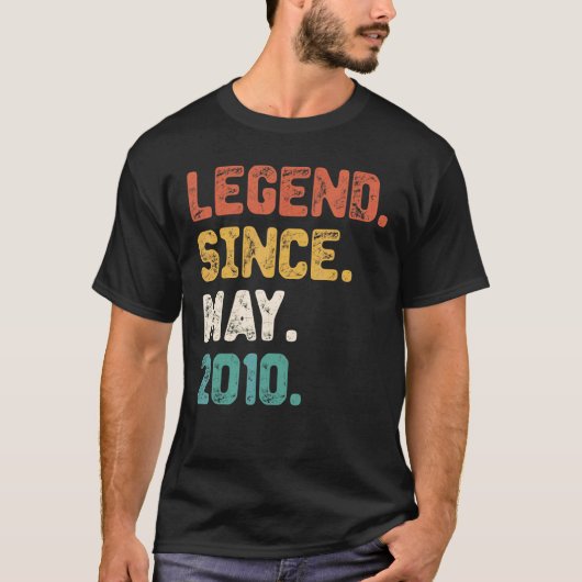 ヴィンテージ12歳の伝説2010年5月12日 Tシャツ (正面)