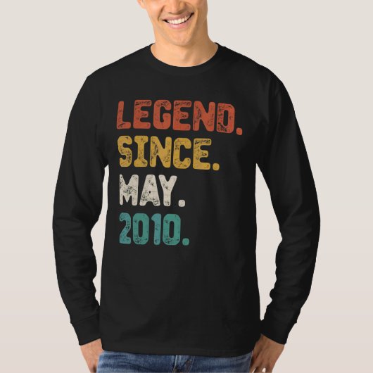 ヴィンテージ12歳の伝説2010年5月12日 Tシャツ (正面)
