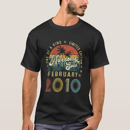 ヴィンテージ12歳2010年2月装飾12T Tシャツ (正面)