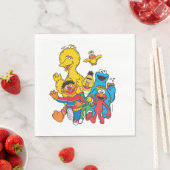 ヴィンテージ123セサミストリート スタンダードランチョンナプキン (インサイチュ)