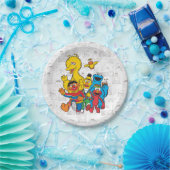 ヴィンテージ123セサミストリート ペーパープレート (パーティー)