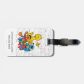 ヴィンテージ123セサミストリート ラゲッジタグ (裏面横)