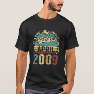 ヴィンテージ13歳2009年4月デコレーション13Th B Tシャツ