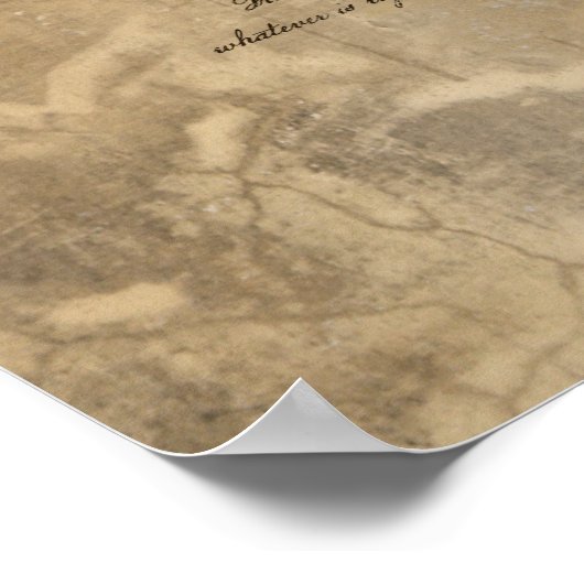 ヴィンテージ16世紀フローラと聖なる書物、 経典 ポスター (角)