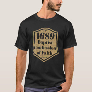 ヴィンテージ1689年バプテスト者の信仰告白は再びのために Tシャツ