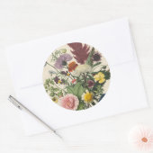 ヴィンテージ17世紀の歴史フローラ ラウンドシール (封筒)