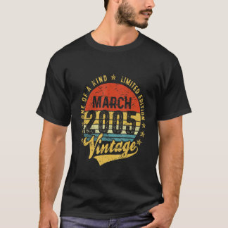 ヴィンテージ17歳2005年3月デコレーション17B Tシャツ
