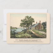 ヴィンテージ1732ジョージワシントンの生家 (正面)