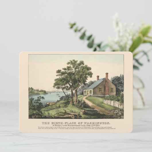 ヴィンテージ1732ジョージワシントンの生家 (スタンド正面)