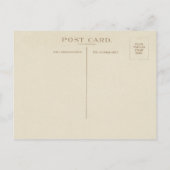 ヴィンテージ1732ジョージワシントンの生家 ポストカード (裏面)