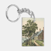 ヴィンテージ1732ジョージワシントンプリント発祥の地 キーホルダー (正面左)