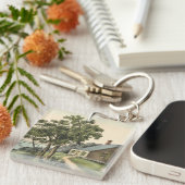 ヴィンテージ1732ジョージワシントンプリント発祥の地 キーホルダー (正面右)