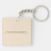 ヴィンテージ1732ジョージワシントンプリント発祥の地 キーホルダー (裏面)