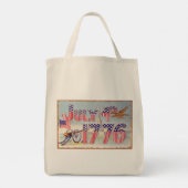ヴィンテージ1776年7月4日 トートバッグ (裏面)