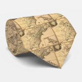 ヴィンテージ1777のPhelippeaux著アメリカのコロニーの地図 ネクタイ (ロール)