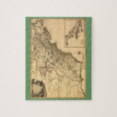 ヴィンテージ1777アメリカ植民地の地図Phelippeaux ジグソーパズル (縦)