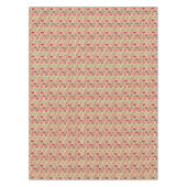 ヴィンテージ17thセンチュリーデリーインドフローラルパターン テーブルクロス (正面)