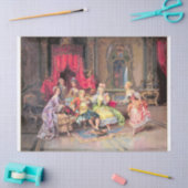 ヴィンテージ18世紀のパーティーエレガント分離 薄葉紙 (クラフト)