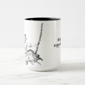 ヴィンテージ18世紀エレガンススウィングコーヒーマグカップ マグカップ (中央)