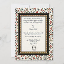 ヴィンテージ18世紀エレガントインディアン結婚フローラ