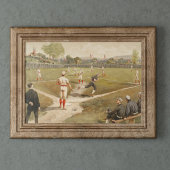 ヴィンテージ1800年代の野球ゲームポスター ポスター