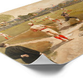 ヴィンテージ1800年代の野球ゲームポスター ポスター (角)