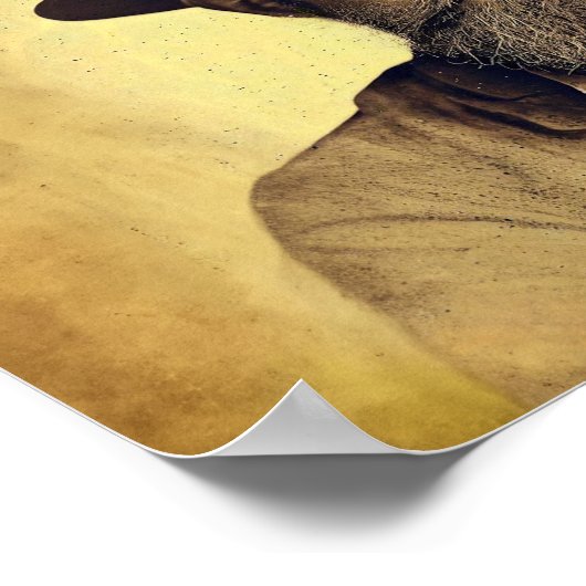 ヴィンテージ1800年代カウボーイの写真 ポスター (角)