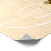 ヴィンテージ1800年代キノコ品種レッドキノコ ポスター (角)