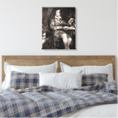 ヴィンテージ1800年代バイロン卿ポートレートビクトリアン詩人 キャンバスプリント (インサイチュ (寝室))