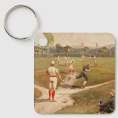 ヴィンテージ1800年代野球 キーホルダー (正面)