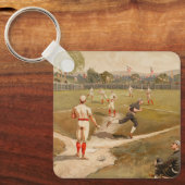 ヴィンテージ1800年代野球 キーホルダー (正面)