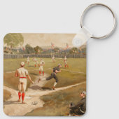 ヴィンテージ1800年代野球 キーホルダー (裏面)
