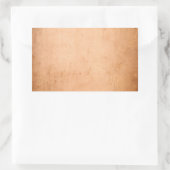 ヴィンテージ1800sアンティークブックレザータンバックグラウンド 長方形シール (バッグ)