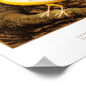 ヴィンテージ1800sカナリアソングバードテンプレートカナリア ポスター (角)