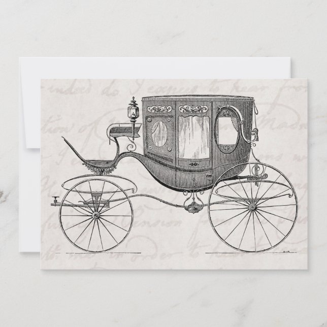 ヴィンテージ1800sキャリッジ馬描アンティーク乳母車 (正面)