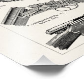 ヴィンテージ1800sショットガンアンティーク銃の古いライフル フォトプリント            (角)