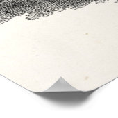 ヴィンテージ1800sシープエウェイラストレーションレトロウール ポスター (角)