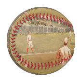 ヴィンテージ1800sスポーツゲーム 野球ボール (正面左)