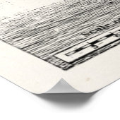 ヴィンテージ1800sタワー・オブ・ロンドンアンティークマップ・イングランド ポスター (角)