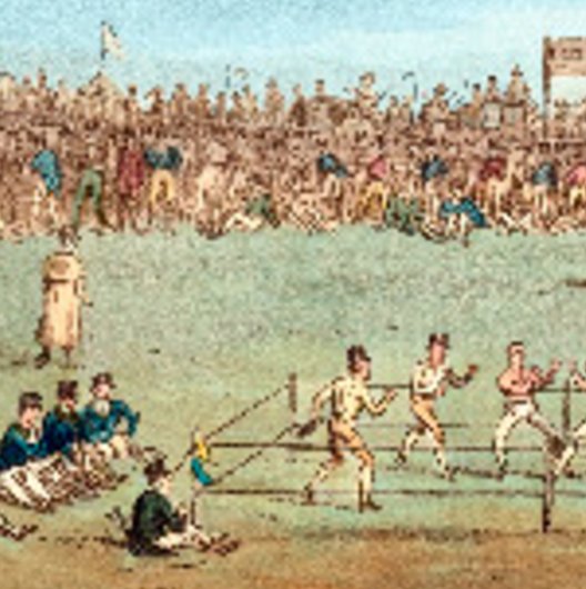 ヴィンテージ1800sベアナックルボクシングポスター ポスター