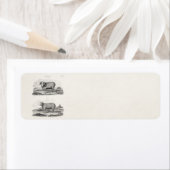 ヴィンテージ1800sメリノシープエエエエエラムラムテンプレート ラベル (インサイチュ)