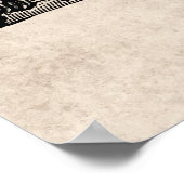 ヴィンテージ1800s裁縫マシンイラストレーション ポスター (角)