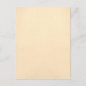 ヴィンテージ1817羊皮紙紙テンプレート空白の ポストカード (正面)
