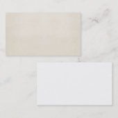 ヴィンテージ1817羊皮紙紙テンプレート 空白の 名刺 (正面/裏面)