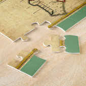 ヴィンテージ1837ハワイの地図 – ハワイアン諸島 ジグソーパズル (側面)