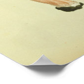 ヴィンテージ1841ブラウンキャップマッシュルームアートプリント ポスター (角)